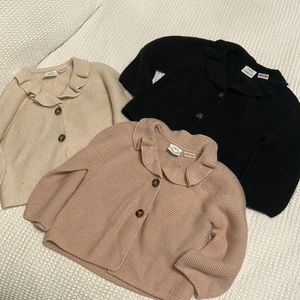 Zara baby girl cardigans/coats |Nude set| 18-24M